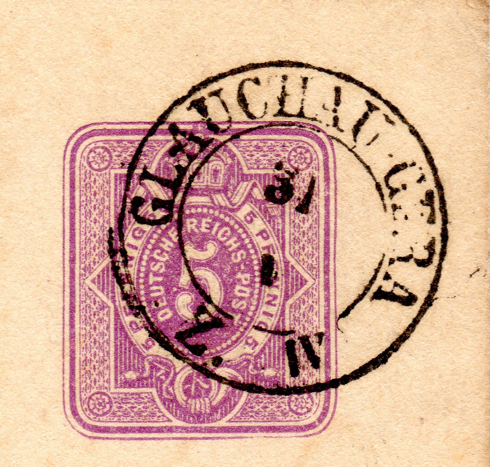 Glauchau - Gera vom 01.06.1884 mit Zug IV